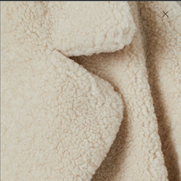 H&M Sherpa Cream Jacket - Picture 2 of 5